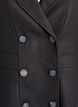 A-line wool coat with pockets, Black, Packshot image number 2