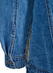 Denim shirt with leopard print details, Blue, Packshot image number 3
