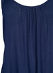 Solid colour strap dress in viscose, Blue, Packshot image number 2