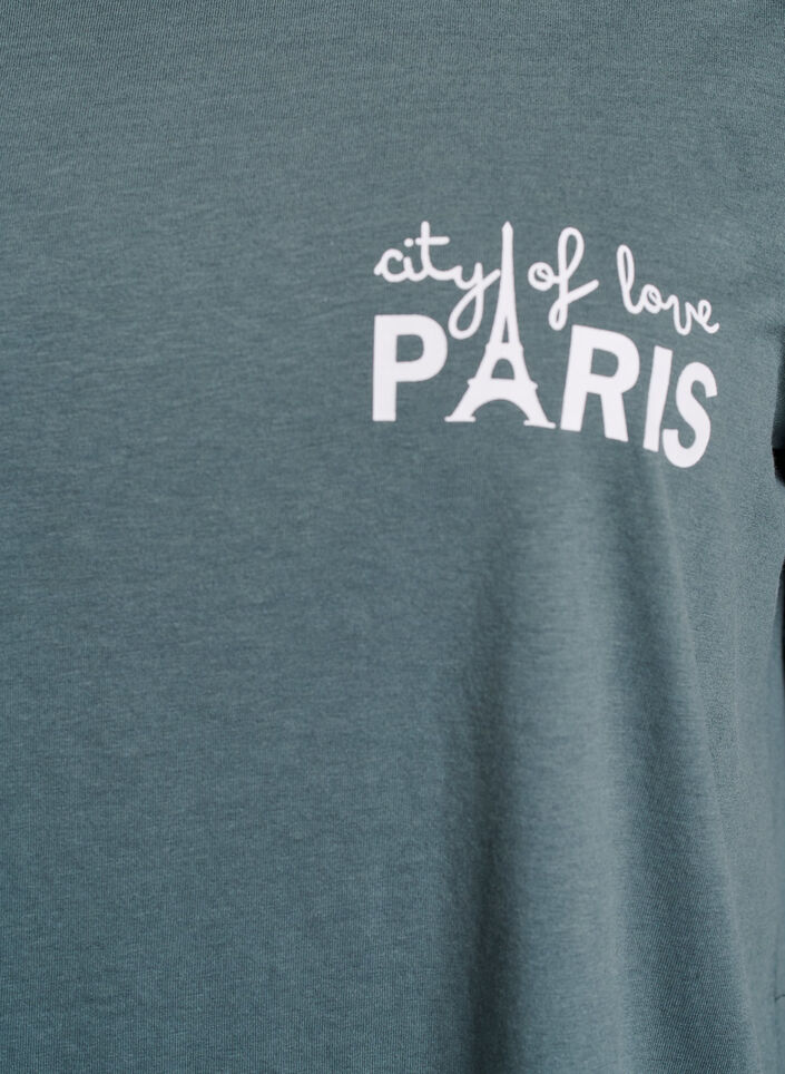 T-shirt with motif, Green, Packshot image number 2