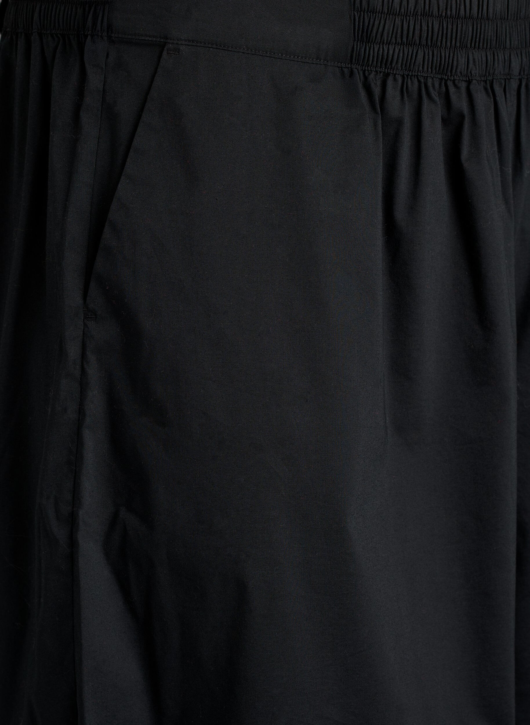 ZizzifashionBalloon trousers with pockets and an elasticated waistband, Black, Packshot image number 2