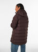 Puffer coat with hood and pockets, Brown, Model image number 2