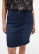 Tight-fitting denim skirt, Blue, Model image number 2