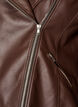 Biker jacket in faux leather, Brown, Packshot image number 2
