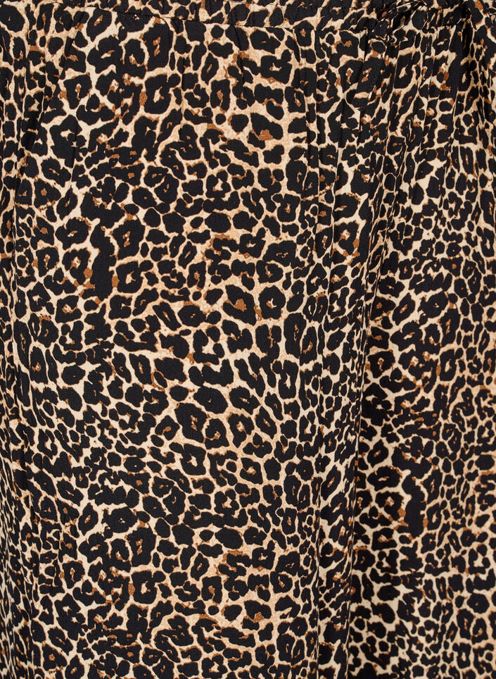 Loose viscose pants with pockets, Brown, Packshot image number 2