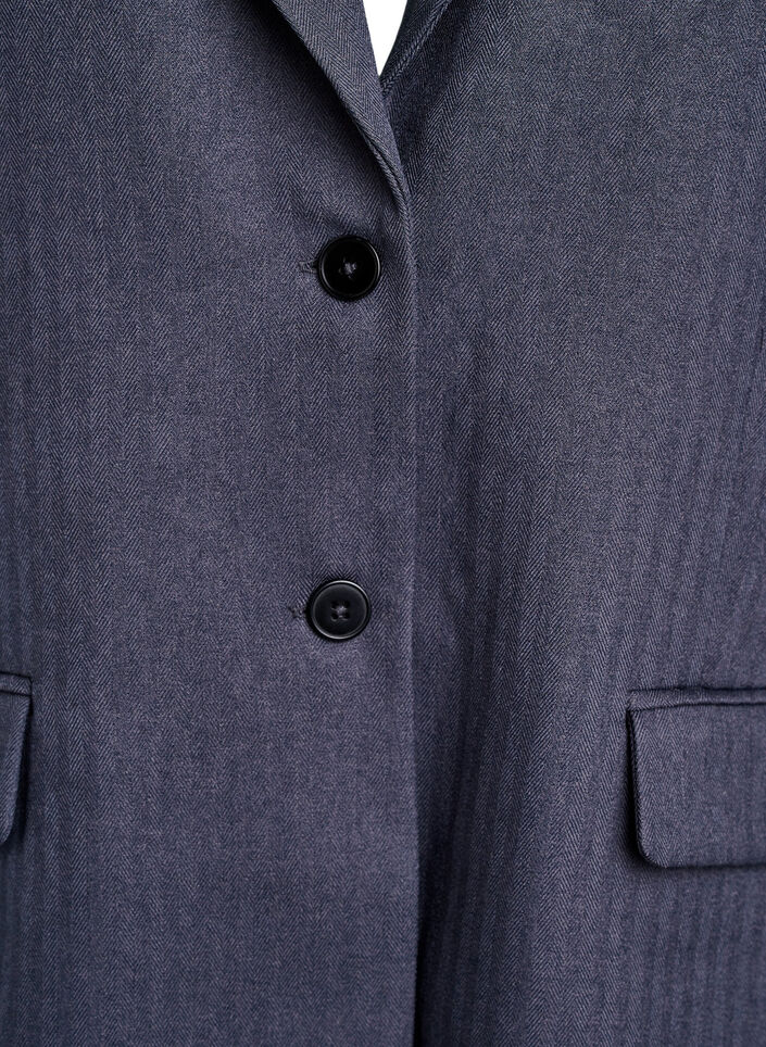 Classic blazer with pockets, Dark Grey, Packshot image number 2