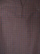 Checked blouse with V-neck and 3/4 sleeves, Brown, Packshot image number 2