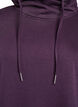 FLASH - Sweatshirt with high collar and pockets, Purple, Packshot image number 2