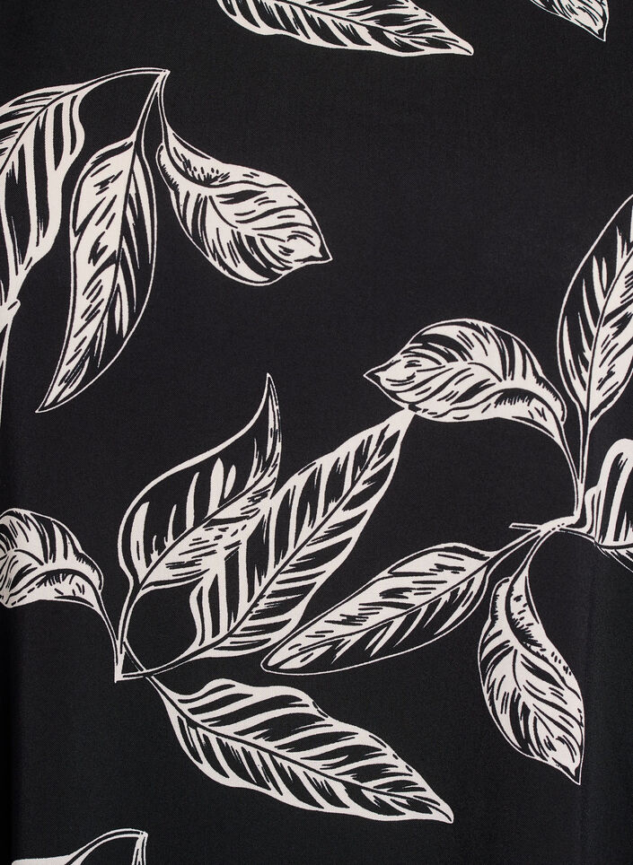 FLASH - Dress in viscose with cutline, Black, Packshot image number 2