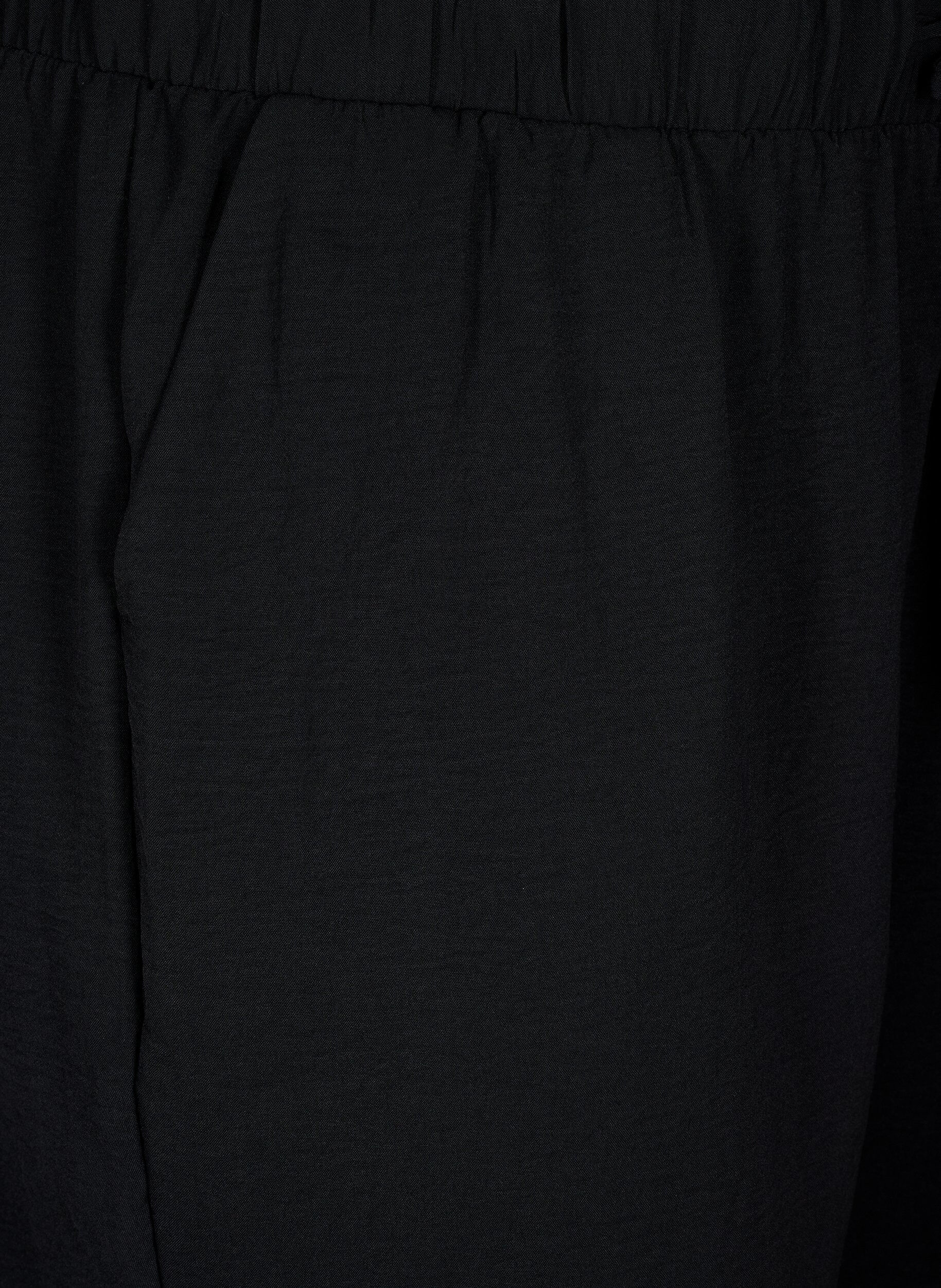 ZizzifashionShorts with pockets and elastic waistband, Black, Packshot image number 2