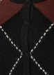 Cardigan with argyle pattern, Black, Packshot image number 2
