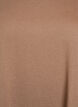 Short sleeved cotton blend t-shirt, Brown, Packshot image number 2