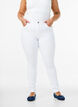 High-waisted super slim Amy jeans , White, Model image number 2