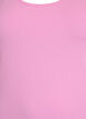 Solid color basic top in cotton, Pink, Packshot image number 2
