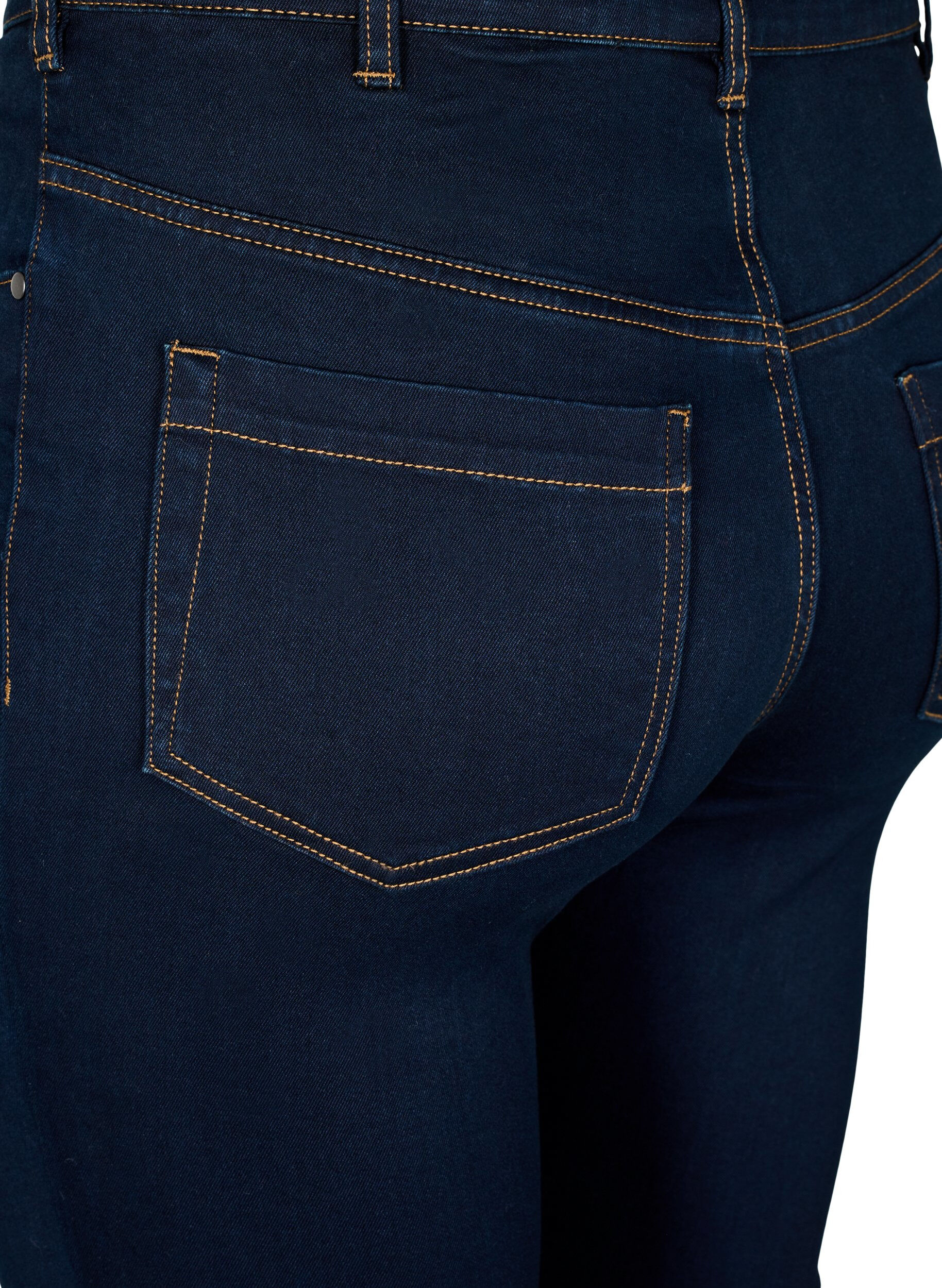 ZizzifashionSuper slim Amy jeans with high waist, Unwashed, Packshot image number 3