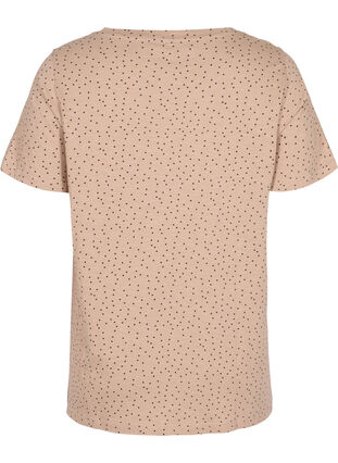 Cotton t-shirt with polka dots, Neutral w. Dots, Packshot image number 1
