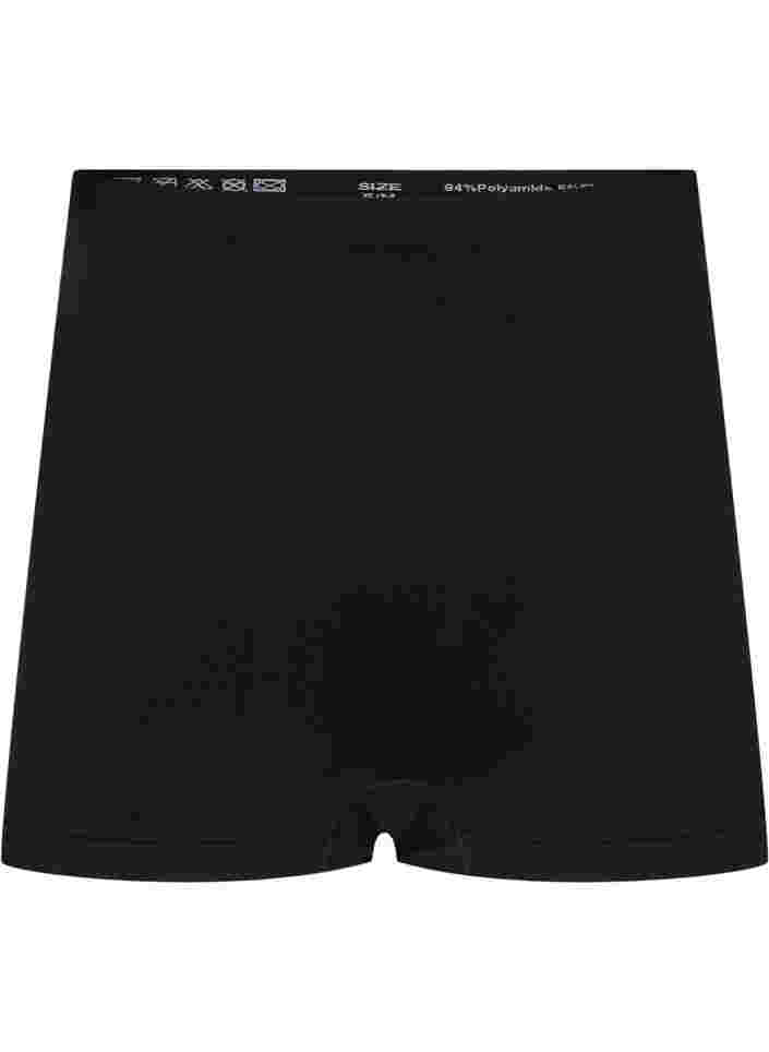 Seamless shorts with regular waist, Black, Packshot image number 0