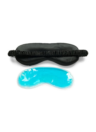 Sleep mask with gel insert, Black, Packshot image number 3