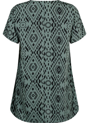 FLASH - Tunic with v neck and print, Balsam Graphic, Packshot image number 1