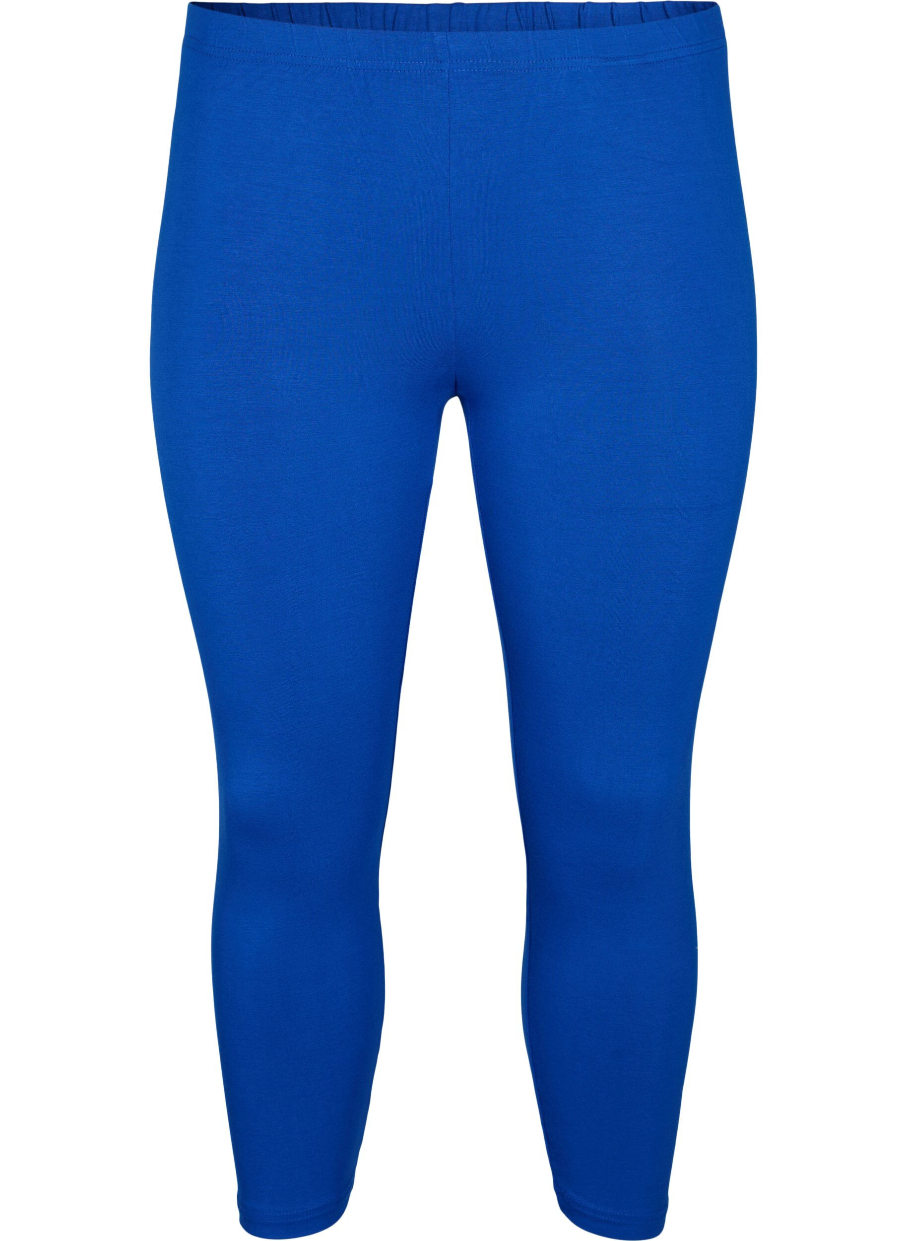 Basic 3/4-length viscose leggings