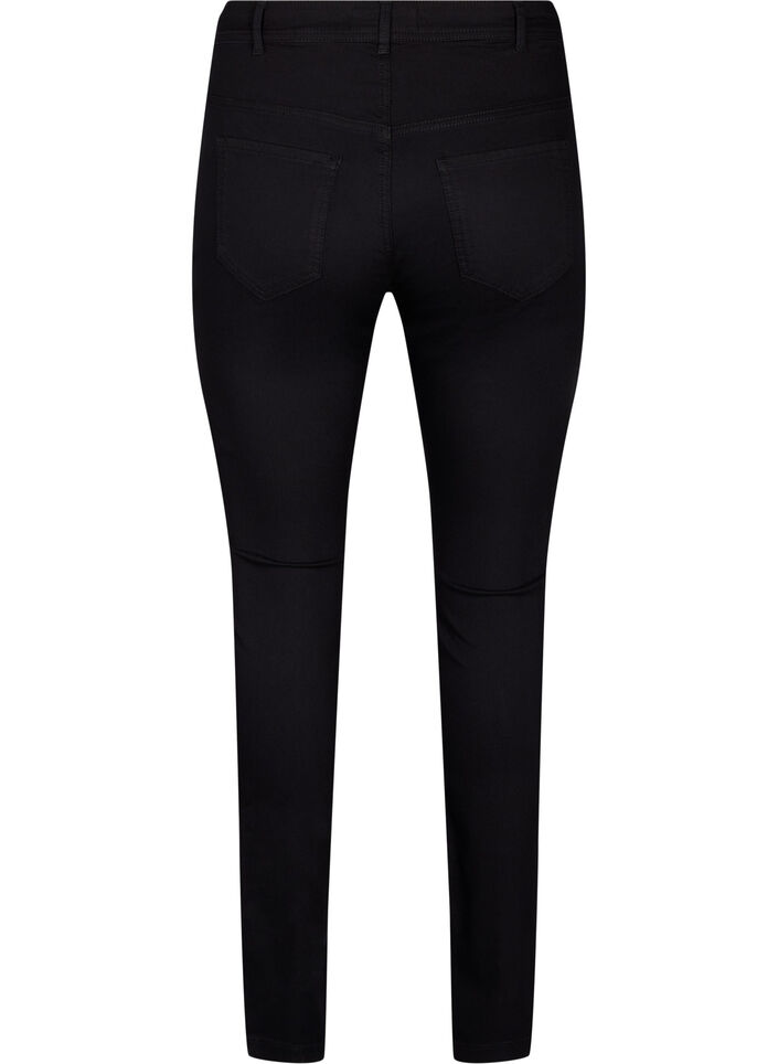 Extra slim fit Amy jeans with a high waist, Black, Packshot image number 1