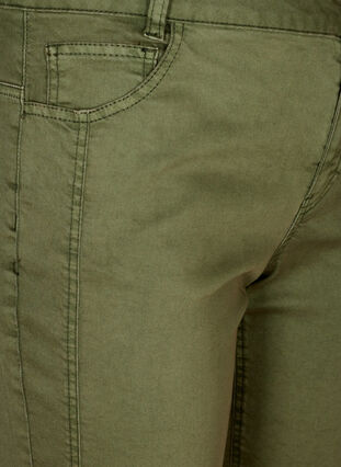Close-fitting denim shorts, Green, Packshot image number 2