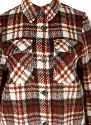 Checkered shirt jacket with chest pockets, Sequoia Check, Packshot image number 2