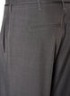 Tailored trousers with creases and a tie-belt, Dark Grey, Packshot image number 3
