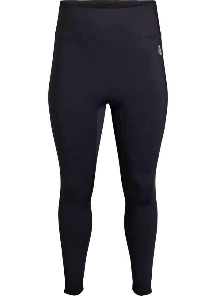 CORE, Squat-proof training tights with pocket, Black, Packshot image number 0