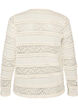 Lace blouse with long sleeves, Vanilla, Packshot image number 1