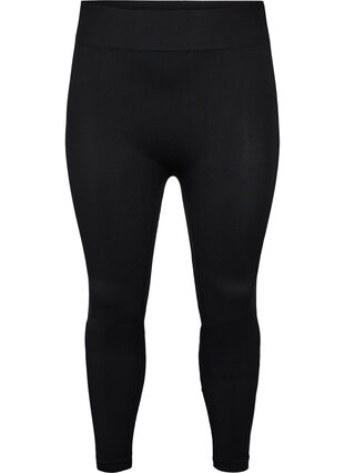 Seamless basic leggings, Black, Packshot image number 0
