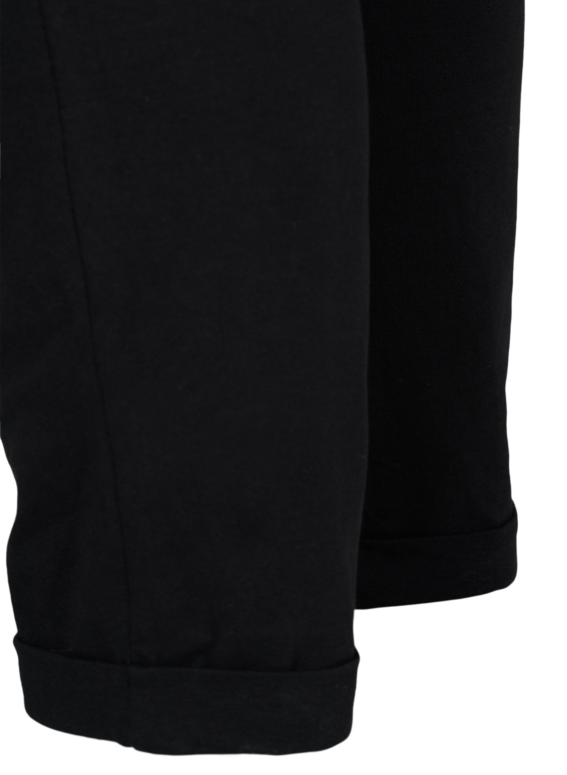 Zizzifashion Cotton trousers, Black, Packshot image number 3