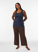 Top with lace trim, Blue, Model image number 1