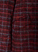 Checked coat with pockets, Red, Packshot image number 3