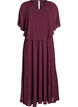 A-line maxi dress with short sleeves, Red, Packshot image number 0