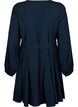 Long-sleeved dress with a tie belt, Navy Blazer, Packshot image number 1