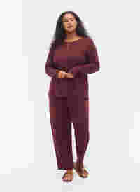Pyjama trousers in cotton with pattern, Port Royal, Model