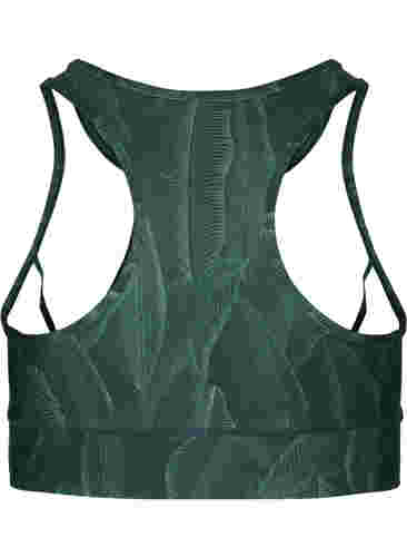 Printed sports bra, Leaf Comb , Packshot image number 1