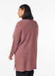 FLASH - Long ribbed cardigan with an open front, Rose, Model image number 2