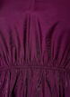 Shiny viscose blouse with peplum effect, Purple, Packshot image number 2