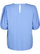 Viscose blouse with 1/2 sleeves, Cornflower Blue, Packshot image number 1