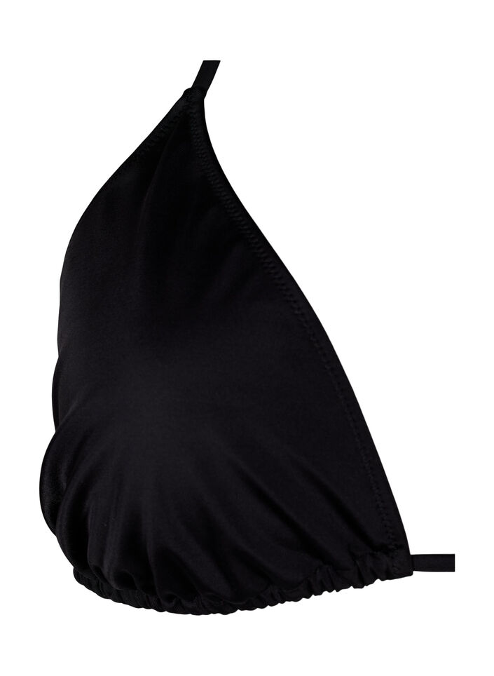 Triangle bikini bra, Black, Packshot image number 2