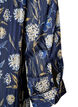 Patterned shirt with a stand-up collar and 3/4-sleeves, Blue, Packshot image number 3