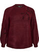 Jumper with pearl embroidery, Red, Packshot image number 0