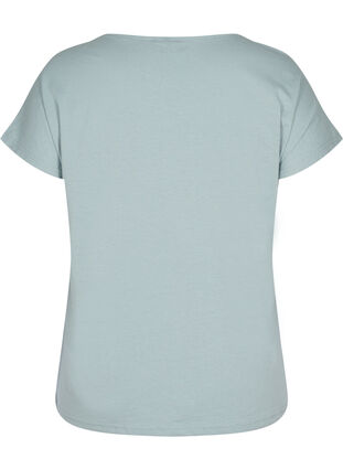 Cotton mix t-shirt, Silver Blue, Packshot image number 1