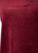 Velour top with lace trim, Red, Packshot image number 2