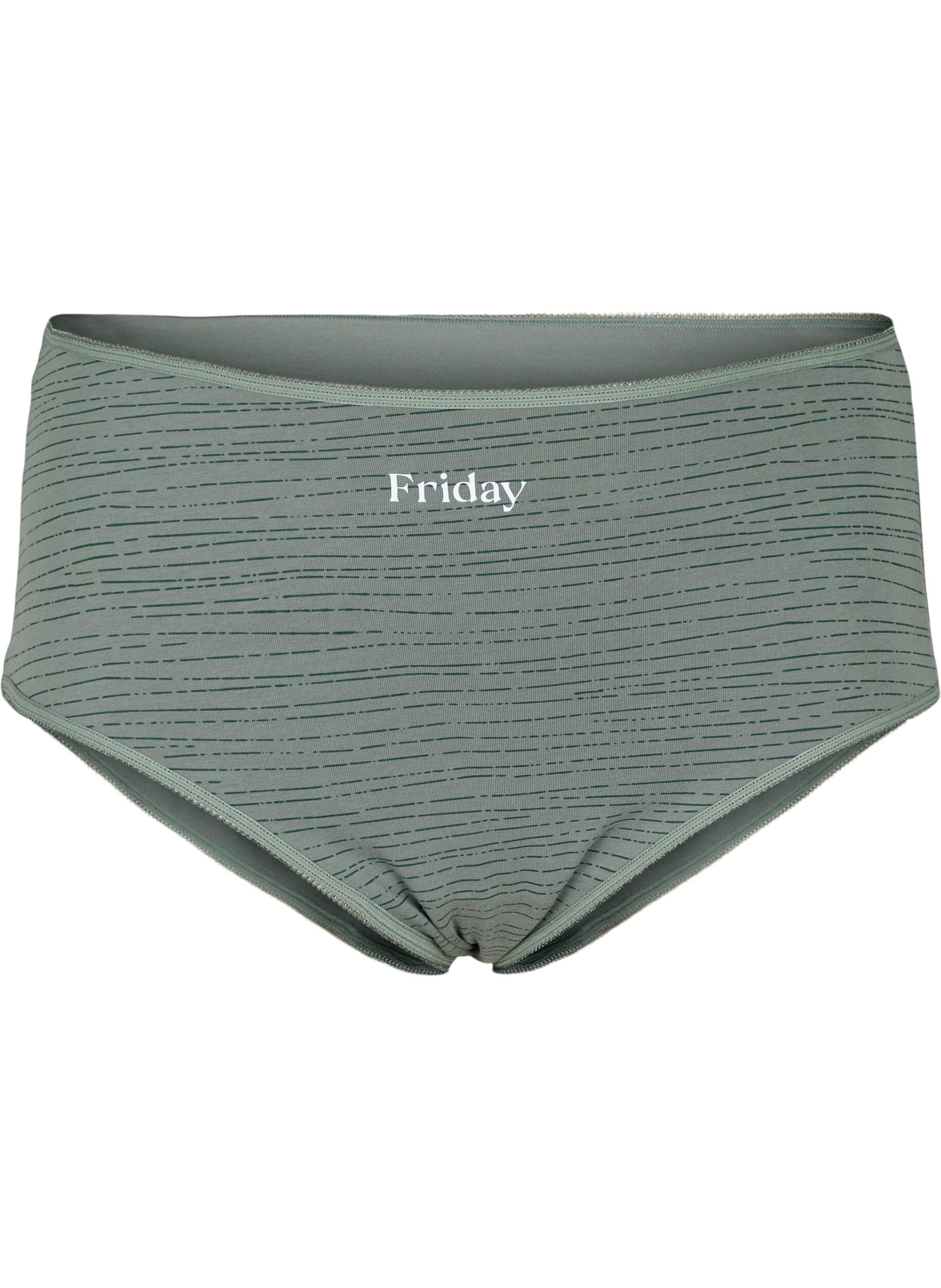 Zizzifashion 7-pack hipster with regular waist, Scarab Multi Pack, Packshot image number 3