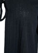 Jersey cardigan with texture and tie front, Black, Packshot image number 2