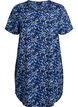 Dress with print and short sleeves, Blue, Packshot image number 0