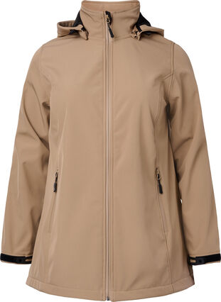 	 Softshell jacket with detachable hood, Amphora, Packshot image number 0